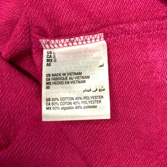 Charter Club Striped Hoodie Pink - Picture 7 of 7